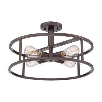 ELSTEAD New Harbor QZ-NEW-HARBOR-SF 4 Light Semi-Flush