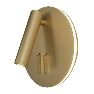 MAYTONI C176-WL-01-6W-MG Ceiling & Wall Ios 176 Wall Lamp Matt Gold