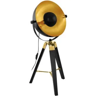 EGLO 49617 TL/1 SCHWARZ/MS/GOLD COVALEDA