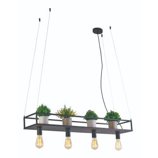 REALITY 340601-30 Fiore lampa wisząca czarna 
