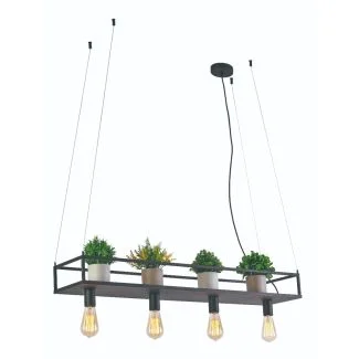 REALITY 340601-30 Fiore lampa wisząca czarna