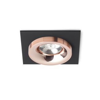 RENDL R13253 SHARM SQ I wpuszczana czarna miedź/miedź 230V LED 10W 24° 3000K