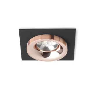 RENDL R13253 SHARM SQ I wpuszczana czarna miedź/miedź 230V LED 10W 24° 3000K