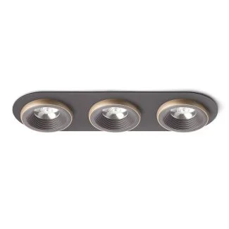 RENDL R13247 SHARM R III wpuszczana brązowa/perłowo-złota 230V LED 3x10W 24° 3000K
