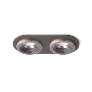 RENDL R13242 SHARM R II wpuszczana brązowa/perłowo-złota 230V LED 2x10W 24° 3000K