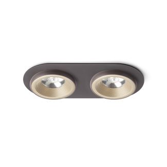 RENDL R13241 SHARM R II wpuszczana perłowo-złota/brązowa 230V LED 2x10W 24° 3000K