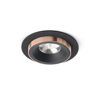 RENDL R13239 SHARM R I wpuszczana czarna/czarna miedź 230V LED 10W 24° 3000K