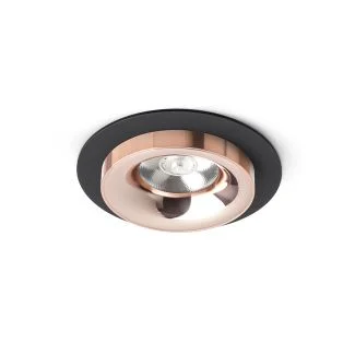 RENDL R13238 SHARM R I wpuszczana czarna miedź/miedź 230V LED 10W 24° 3000K