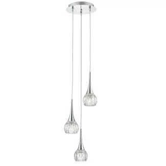 DAR LYA0350 LYALL 3LT PENDANT POL CHR