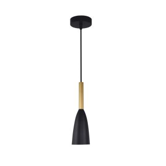 LIGHT PRESTIGE LP-181/1P BK/GD Solin wisząca czarno/złota