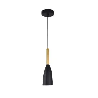 LIGHT PRESTIGE LP-181/1P BK/GD Solin wisząca czarno/złota