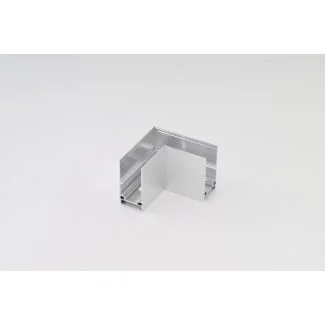 AZZARDO AZ6365 ALFA TRACK MAGNETIC52 CORNER90 A ANODISED SILVER