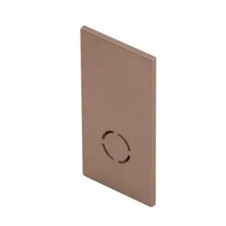 AZZARDO AZ6369 ALFA TRACK MAGNETIC52 END CAP ANODISED CHOCOLATE