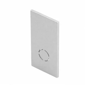AZZARDO AZ6371 ALFA TRACK MAGNETIC52 END CAP ANODISED SILVER