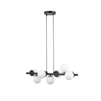 SIGMA 40788 AVOLA lampa wisząca kulki 7 czarne/białe