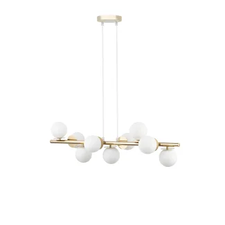 SIGMA 40797 AVOLA lampa wisząca 9 złoty/biały