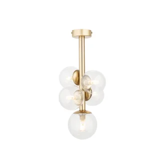 SIGMA 40854 PERLA LUX 5 plafon transparentny