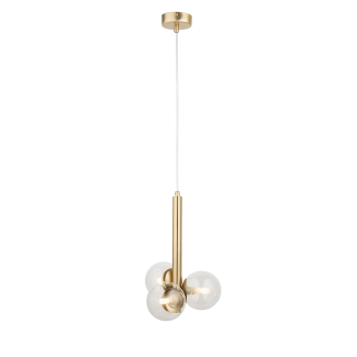 SIGMA 40855 PERLA LUX 3 lampa wisząca transparentny