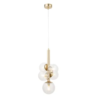 SIGMA 40857 PERLA LUX 5 lamap wisząca transparentny