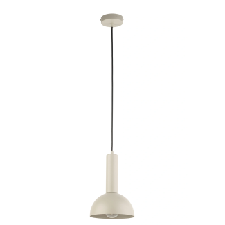 SIGMA 40804 VITRUM lampa wisząca kopuła S szary beż