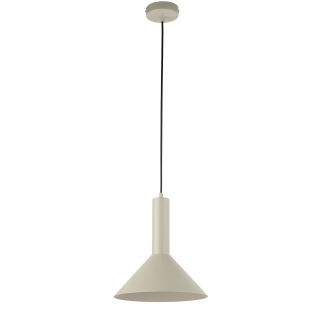 SIGMA 40806 VITRUM lampa wisząca stożek szary beż