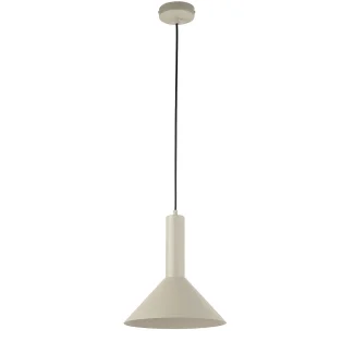 SIGMA 40806 VITRUM lampa wisząca stożek szary beż