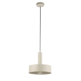 SIGMA 40807 VITRUM lampa wisząca okrąg szary beż