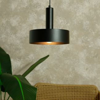 SIGMA 40811 VITRUM lampa wisząca okrąg czarny