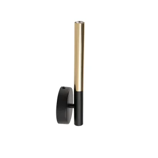 SIGMA 40741 SOPEL LUX 1 kinkiet czarny/złoty