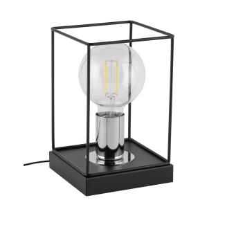 SIGMA 50371 Lampka VOX czarny/srebrny