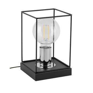 SIGMA 50371 Lampka VOX czarny/srebrny