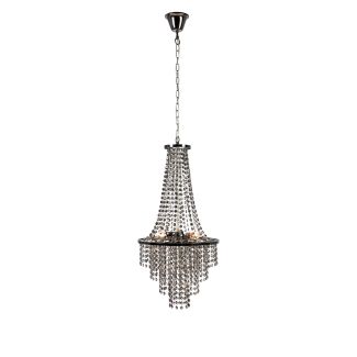 MARKSLOJD 108124 ALLINGTON lampa wisząca 3L Czarny/Czarny Chrom
