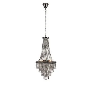 MARKSLOJD 108124 ALLINGTON lampa wisząca 3L Czarny/Czarny Chrom