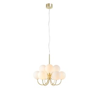 MARKSLOJD 107994 BIANCO lampa wisząca 9L Gold/Biała