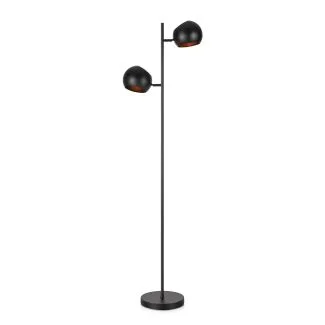 MARKSLOJD 107741 EDGAR lampa podłogowa 2L Black