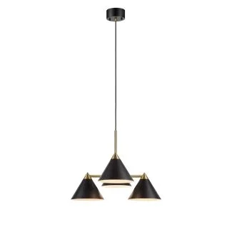 MARKSLOJD 108076 KLINT lampa wisząca 4L Czarny/Antyczny