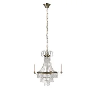 MARKSLOJD 105157 MARIELUND lampa wisząca 3L Antyczny/MC