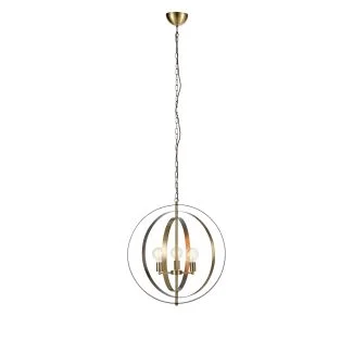 MARKSLOJD 107941 ORBIT lampa wisząca 3L Antyczny