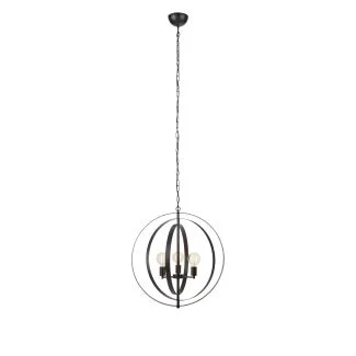 MARKSLOJD 107942 ORBIT lampa wisząca 3L Matowy Czarna