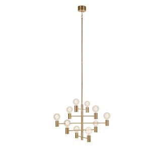 MARKSLOJD 108117 PARIS lampa wisząca 10L Ciemny Mosiądz