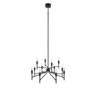 MARKSLOJD 108107 REGENT lampa wisząca 12L Czarny