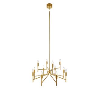 MARKSLOJD 108106 REGENT lampa wisząca 12L Złoto Malowane