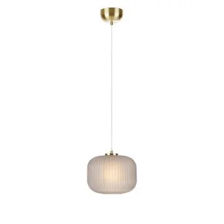 MARKSLOJD 107919 SOBER lampa wisząca 1L Złoty Szczotkowany/Przydymiony