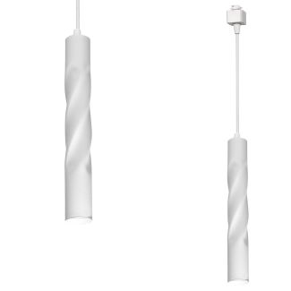 MILAGRO ML6509 Track Light Pendant Twisted Biały 3W LED