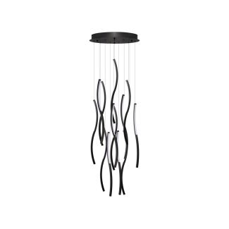 AZZARDO AZ6817 FLOW 13 LAMPA WISZĄCA 3-STEP DIMM 3000K BK