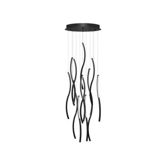 AZZARDO AZ6817 FLOW 13 LAMPA WISZĄCA 3-STEP DIMM 3000K BK