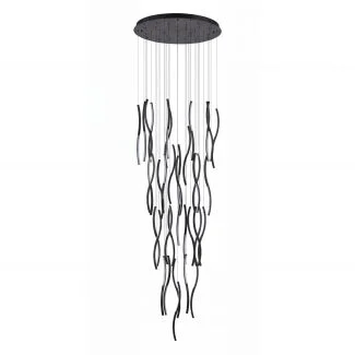 AZZARDO AZ6819 FLOW 41 LAMPA WISZĄCA 3-STEP DIMM 3000K BK