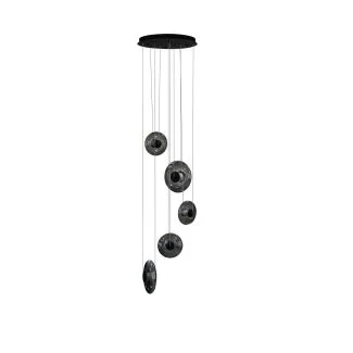 AZZARDO AZ6887 ANDORA LAMPA WISZĄCA 5 3-STEP DIMM SMOKY