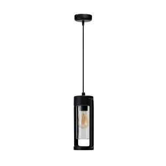 AZZARDO AZ6829 LANTERN PENDANT E27 IP54 BK