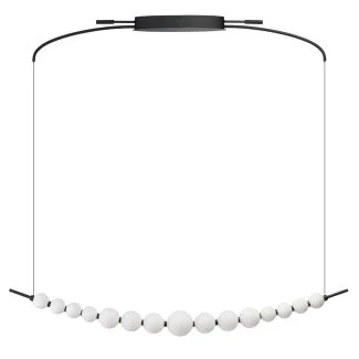 AZZARDO AZ6896 PERLA PENDANT LINE 3-STEP DIMM BK